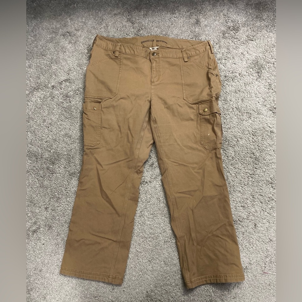 Duluth Trading Co Brown Utility Cargo Pants